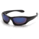 Pyramex Zone 3 Safety Glasses - Ice Blue Mirror Lens, Black Frame SB5265D