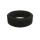 QALO Womens Standard Modern Silicone Ring, Black, 5 QS9-FSB05