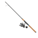 Quantum Benchmark Spinning Reel and Rod Combo, 7ft, 1-PC, Medium, Fast Rod, Graphite Composite Blank, SZ 4000 Reel, 5+1 Bearings, 6.2-1 Ratio, Silver/Blue, BK4000701M1017.P2