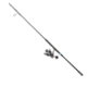 Quantum Benchmark Spinning Reel and Rod Combo, 8ft, 2-PC, Med-Heavy, Moderate-Fast Rod, Graphite Composite Blank, SZ 5000 Reel, 5+1 Bearings, 5.6-1 Ratio, Silver/Blue, BK5000802MH1225.P2