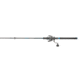 Quantum Benchmark Spinning Reel and Rod Combo, 7ft, 1-PC, Medium, Fast Rod, Graphite Composite Blank, SZ 5000 Reel, 5+1 Bearings, 5.6-1 Ratio, Silver/Blue, BK5000701M1220.P2