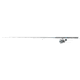 Quantum Benchmark Spinning Reel and Rod Combo, 7ft, 1-PC, Med-Heavy, Moderate-Fast Rod, Graphite Composite Blank, SZ 6000 Reel, 5+1 Bearings, 5.6-1 Ratio, Silver/Blue, BK6000701MH1225.P2