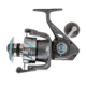 Quantum Benchmark Spinning Reel and Rod Combo, 7ft, 1-PC, Med-Heavy, Moderate-Fast Rod, Graphite Composite Blank, SZ 6000 Reel, 5+1 Bearings, 5.6-1 Ratio, Silver/Blue, BK6000701MH1225.P2