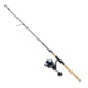 Quantum Merit Spinning Rod and Reel Combo, 7ft, Medium, 10-17lb, 2 Pieces, Gray/Black, 4000, MT4000702M1017.P2