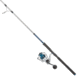 Quantum Strive Spinning Reel and Rod Combo, 7ft, 1-PC, Medium, Fast Rod, Graphite Composite Blank, SZ 5000 Reel, 4+1 Bearings, 5.6-1 Ratio, Silver/Blue, SV5000701M1220.P2