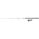 Quantum Strive Spinning Reel and Rod Combo, 7ft, 1-PC, Medium-Heavy, Moderate-Fast Rod, Graphite Composite Blank, SZ 6000 Reel, 4+1 Bearings, 5.6-1 Ratio, Silver/Blue, SV6000701MH1225.P2