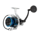 Quantum Strive Spinning Reel and Rod Combo, 7ft, 1-PC, Medium-Heavy, Moderate-Fast Rod, Graphite Composite Blank, SZ 6000 Reel, 4+1 Bearings, 5.6-1 Ratio, Silver/Blue, SV6000701MH1225.P2