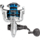 Quantum Strive Spinning Reel, SZ 5000 Reel, 4+1 Bearings, 5.6-1 Ratio, Rigid Aluminum Frame, Graphite Rotor, Sealed Design, CFX200 Carbon Fiber Xtreme Drag, Silver/Blue, SV5000.B2