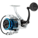 Quantum Strive Spinning Reel, SZ 5000 Reel, 4+1 Bearings, 5.6-1 Ratio, Rigid Aluminum Frame, Graphite Rotor, Sealed Design, CFX200 Carbon Fiber Xtreme Drag, Silver/Blue, SV5000.B2