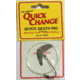 Quick Change Quick Death -1 1/2in Wing Rig- SZ 2 Quick Death Hook- 66in 14# test- Silver Minnow, QW21