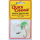 Quick Change Quick Death- 1in Wing Rig- SZ 2 Quick Death Hook- 66in 14# test - Green, QW4