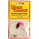 Quick Change Quick Death- 1in Wing Rig- SZ 2 Quick Death Hook- 66in 14# test - PINK, QW7