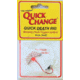 Quick Change Quick Death -1in Wing Rig- SZ 2 Quick Death Hook- 66in 14# test- Silver Minnow, QW1