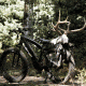 QuietKat Apex 1000W Electric Bike, w/ Mid-Drive Motor, Chain Drive, 9 Speed, Air Suspension Fork, Hydraulic Disc Brakes, Charcoal, One Size Fits Most, 18QKM1000CCAH-CHR