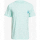 Quiksilver Heritage Short Sleeve UPF 50 Surf Tee - Mens, Beach Glass, Medium, EQYWR03236-GCZ0-M