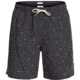 Quiksilver Waterman Airbourne Fishes 18 Volleys Shorts - Mens, Black, Medium, EQMJV03058-KVJ6-M