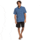 Quiksilver Waterman Cane Island Short Sleeve Shirt - Mens, Parisian Night, Large, EQMWT03234-BYP0-L