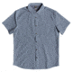 Quiksilver Waterman Tech Tides Short Sleeve UPF 30 Shirt - Mens, Blue Shadow Marl, Large, EQMWT03225-BKQH-L