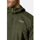 Rab Windgather Hooded Jacket - Mens, Army, Extra Large, QWS-84-ARM-XLG