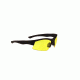 Radians 104 Rubberized Finish Half Frame Anti-Fog Lenses, Black, One Size MP104-41C