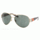 Ralph Lauren RL7032 Progressive Prescription Sunglasses RL7032-911671-62 - Lens Diameter 62 mm, Lens Diameter 62 mm, Frame Color Pale Gold