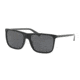 Ralph Lauren RL8157 Sunglasses 500187-58 - Black Frame, Dark Gray Lenses