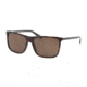 Ralph Lauren RL8157 Sunglasses 500373-58 - Dark Havana Frame, Brown Lenses