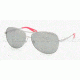Ralph RA4069 Progressive Sunglasses - Light Silver Gray Silver Mirror Frame / 58 mm Prescription Lenses, 102-6G-5813