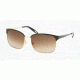 Ralph RA4072 SV Prescription Sunglasses - Black/Gold Gray Gradient Frame / 55 mm Prescription Lenses, 234-11-5515