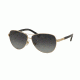 Ralph RA4116 Single Vision Prescription Sunglasses RA4116-3133T3-60 - Lens Diameter 60 mm, Frame Color Gold / Black