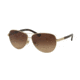Ralph RA4116 Single Vision Prescription Sunglasses RA4116-313913-60 - Lens Diameter 60 mm, Frame Color Gold/Dark Tortoise