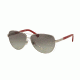 Ralph RA4116 Single Vision Prescription Sunglasses RA4116-314011-60 - Lens Diameter 60 mm, Frame Color Silver/Red