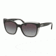 Ralph RA5242 Prescription Sunglasses, 55mm, Shiny Top Black On Grey, RA5242-56828G-55-SV