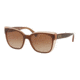 Ralph RA5242 Prescription Sunglasses, 55mm, Shiny Top Brown On Caramel, RA5242-568413-55-SV
