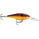 Rapala Shad Rap Crankbait, 3 1/8in, 3/8 oz, Floating, Crawdad, SR08CW