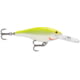 Rapala Shad Rap Crankbait 3 1/8in, 3/8 oz, Floating, Silver Fluorescent Chartreuse, SR08SFC
