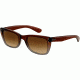 Ray-Ban Caribbean Prescription Sunglasses RB4148 RB4148-824-51-5222 - Lens Diameter: 52 mm, Frame Color: Brown Pipe Grad. On Gray