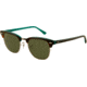 Ray-Ban Clubmaster Bifocal Sunglasses RB3016 with Lined Bi-Focal Rx Prescription Lenses RB3016-1127-4921 - Lens Diameter 49 mm, Frame Color Top Shiny Havana