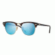Ray-Ban Clubmaster Bifocal Sunglasses RB3016 with Lined Bi-Focal Rx Prescription Lenses RB3016-114517-51 - Lens Diameter 51 mm, Frame Color Sand Havana/gold