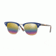 Ray-Ban Clubmaster Bifocal Sunglasses RB3016 with Lined Bi-Focal Rx Prescription Lenses RB3016-1223C4-49 - Lens Diameter 49 mm, Frame Color Metallic Light Bronze