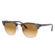 Ray-Ban Clubmaster Bifocal Sunglasses, 49mm, Spotted Brown/Blue, RB3016-125651-49-BI