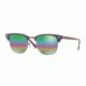 Ray-Ban Clubmaster Bifocal Sunglasses RB3016 with Lined Bi-Focal Rx Prescription Lenses RB3016-221C3E-49 - Lens Diameter 49 mm, Frame Color Metallic Medium Bronze