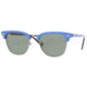 Ray-Ban RB3016 Bifocal Sunglasses - Top Blue On Black Crystal Green Frame / 49 mm Prescription Lenses, 984-4921