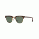 Ray-Ban Clubmaster Bifocal Sunglasses RB3016 with Lined Bi-Focal Rx Prescription Lenses RB3016-990-58-49 - Lens Diameter 49 mm, Frame Color Red Havana