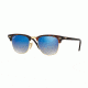 Ray-Ban Clubmaster Bifocal Sunglasses RB3016 with Lined Bi-Focal Rx Prescription Lenses RB3016-990-7Q-49 - Lens Diameter 49 mm, Frame Color Shiny Red Havana