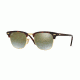 Ray-Ban Clubmaster Bifocal Sunglasses RB3016 with Lined Bi-Focal Rx Prescription Lenses RB3016-990-9J-49 - Lens Diameter 49 mm, Frame Color Shiny Red Havana