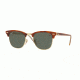 Ray-Ban Clubmaster Bifocal Sunglasses RB3016 with Lined Bi-Focal Rx Prescription Lenses RB3016-W3374E-49 - Lens Diameter 49 mm, Frame Color Top Havana Brown/honey
