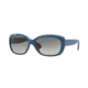 Ray-Ban Jackie OHH Sunglasses RB4101 613311-58 - Top Oil On Trasp Red Frame, Grey Gradient Lenses