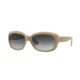 Ray-Ban Jackie OHH Sunglasses RB4101 61728G-58 - Top Mat Beige On Trasparent Frame, Grey Gradient Dark Grey Lenses