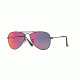 Ray-Ban Junior Bifocal Sunglasses RJ9506S for Kids with Lined Bi-Focal Rx Prescription Lenses RJ9506S-201-6Q-50 - Lens Diameter 50 mm, Frame Color Matte Black